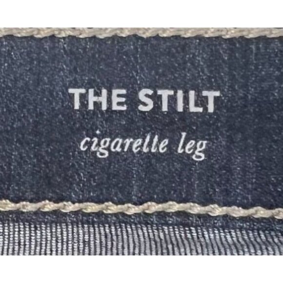 AG Adriano Goldschmied The Stilt Cigarette Leg Dark Wash Skinny Jeans Size 29R - Picture 7 of 9